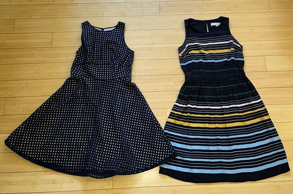 Lot Of 2 - Ann Taylor Loft Women’s Sleeveless Dresses - Size XS/0
